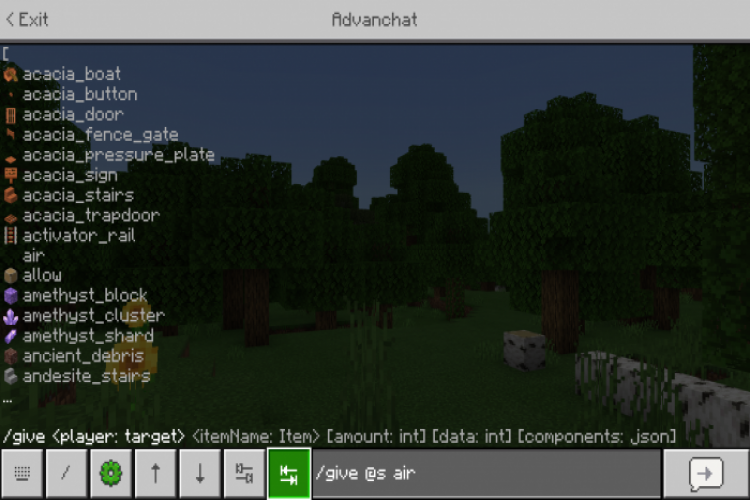 Mcpe Bedrock Advanchat Mcdlspot