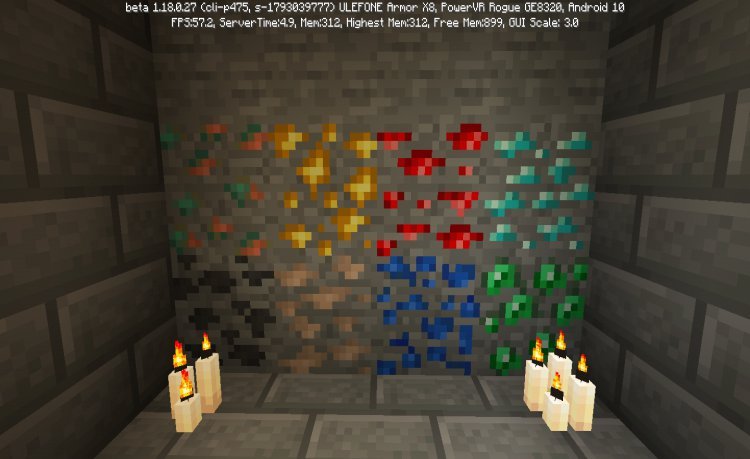 MCPE/Bedrock Compact Ores Rework