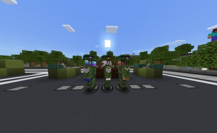 MCPE/Bedrock [3D] Military Uniforms V4