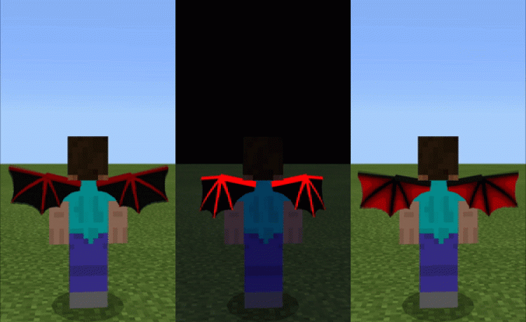 MCPE/Bedrock Animated Wings Cosmetic V3