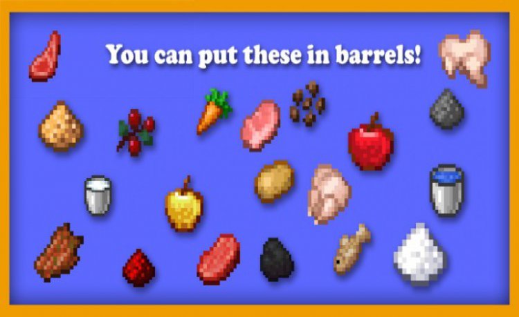 MCPE/Bedrock Barrel Deco