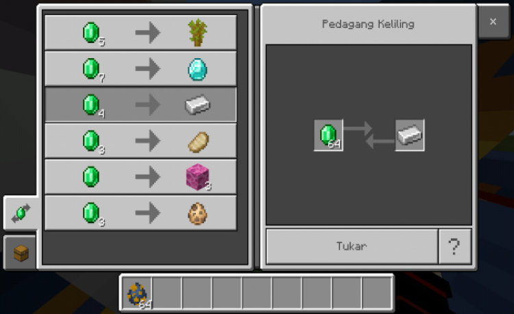 MCPE/Bedrock Better Wandering Trader