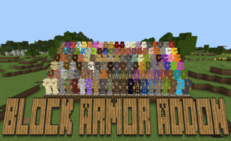 MCPE/Bedrock Block Armor Addon!