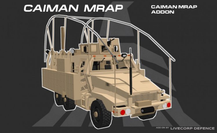 MCPE/Bedrock Caiman Military Mrap Vehicle