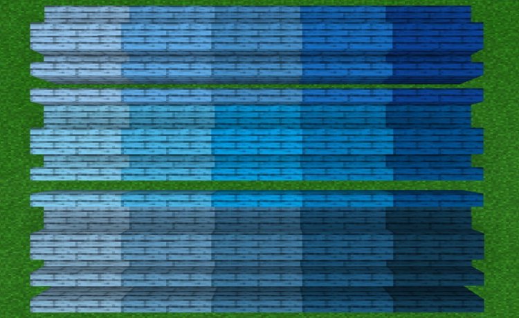 MCPE/Bedrock Colored Planks Addon (Stairs & Slabs Update +345 New Blocks)