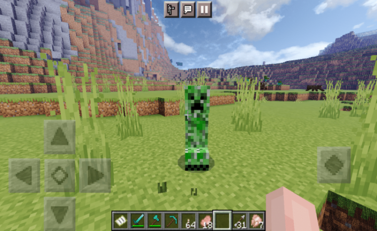 MCPE/Bedrock Creepers Drop Diamond