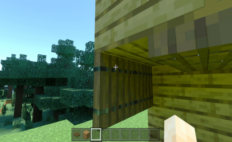 MCPE/Bedrock Custom Trapdoor Example Pack