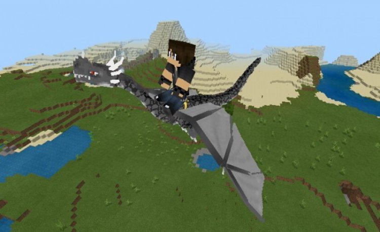 MCPE/Bedrock Dark Dragon Addon