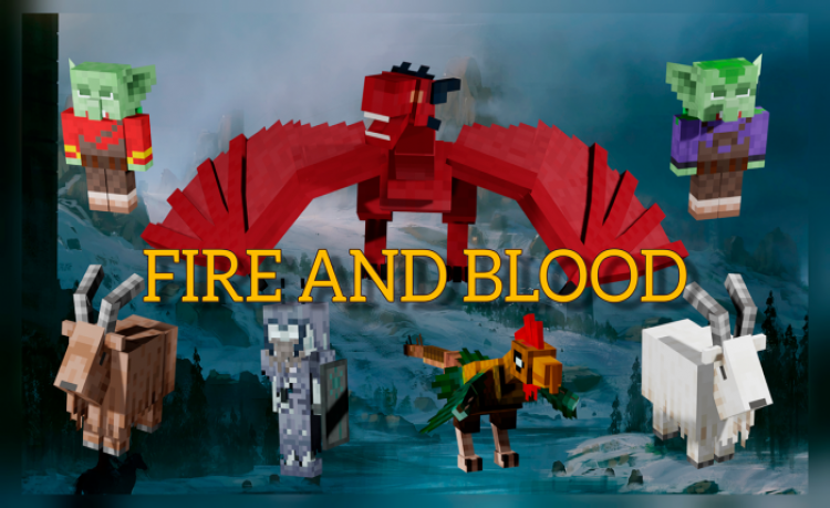 MCPE/Bedrock Fire and Blood