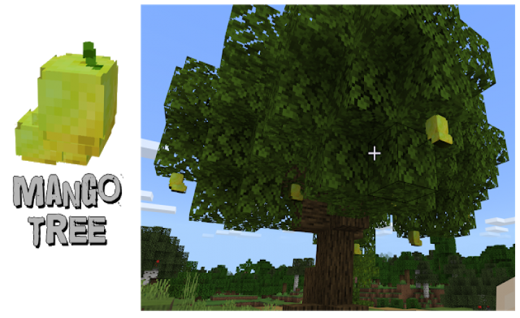MCPE/Bedrock Fruitful Trees (Fruitable Minecraft Tree)