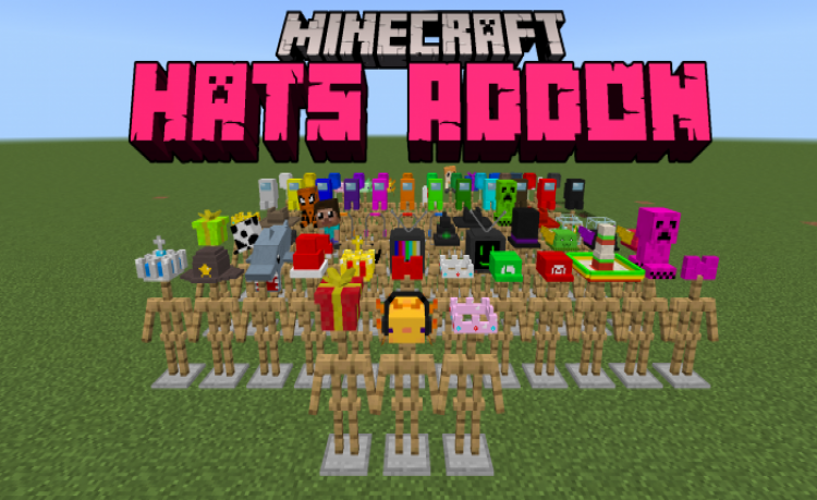 MCPE/Bedrock Hats Add-on (BETA 1.16.100)