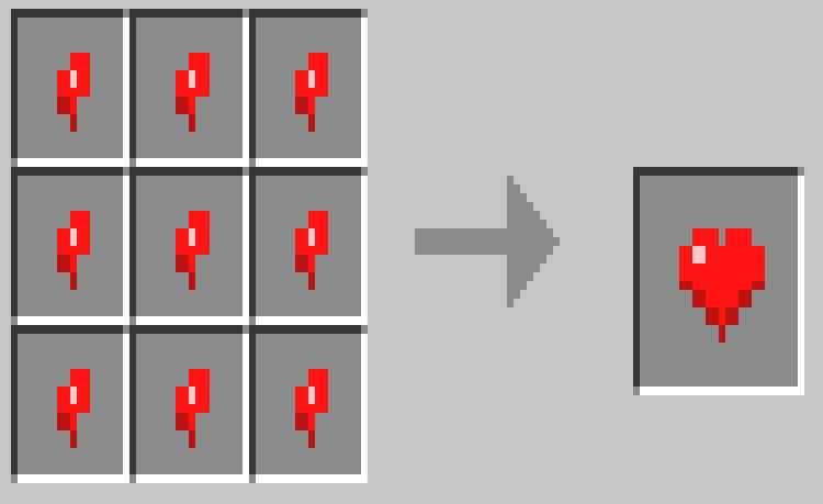 MCPE/Bedrock Heart Containers