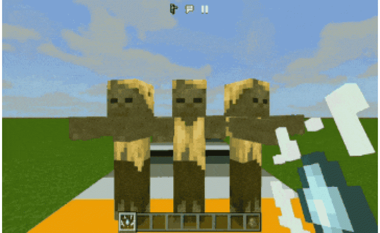 MCPE/Bedrock Hinge 45 Dash+ Addon