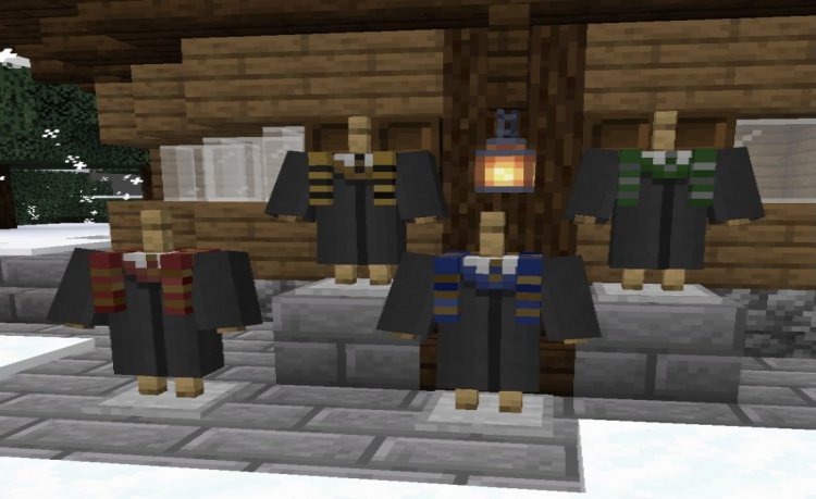 MCPE/Bedrock Hogwarts Robes