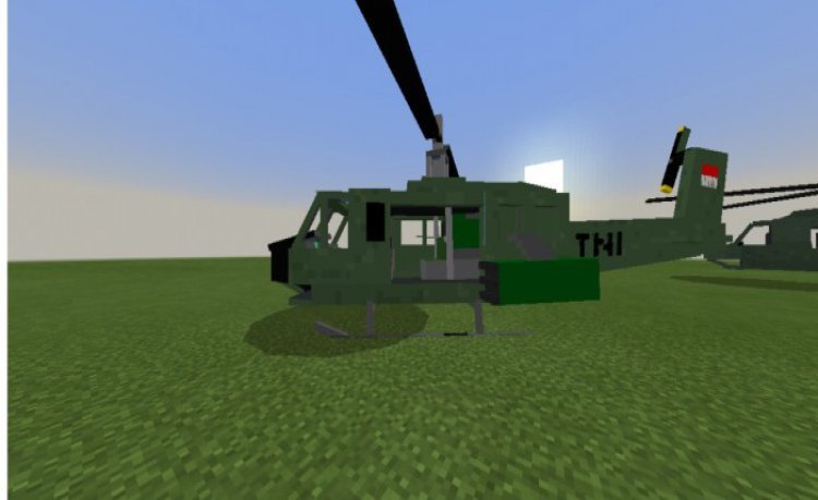 MCPE/Bedrock Huey Helicopters Add-on V1