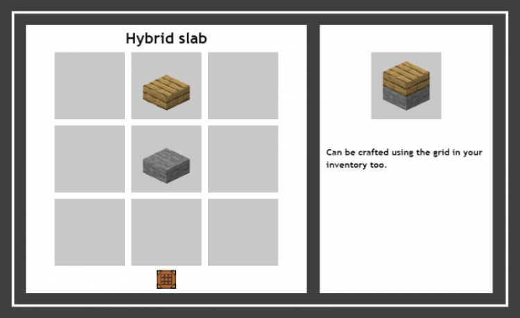 MCPE/Bedrock Hybrid Slabs Add-on (1.12+)