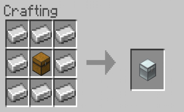 MCPE/Bedrock MetalChest Add-on