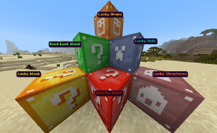 MCPE/Bedrock Lucky Blocks