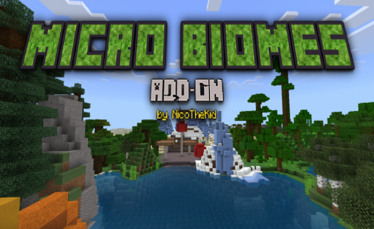 MCPE/Bedrock Micro Biomes Add-On (v1.2)