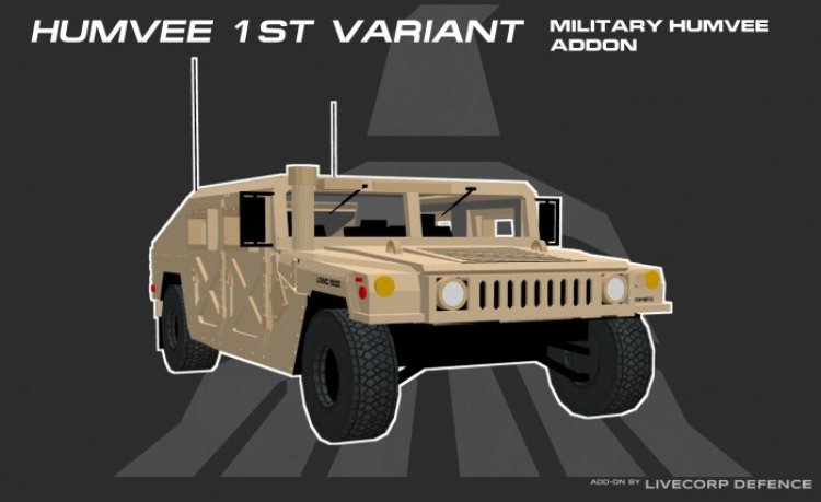 MCPE/Bedrock Military Humvee