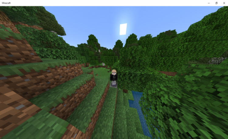 MCPE/Bedrock Minecraft, But You Can't Touch Grass!