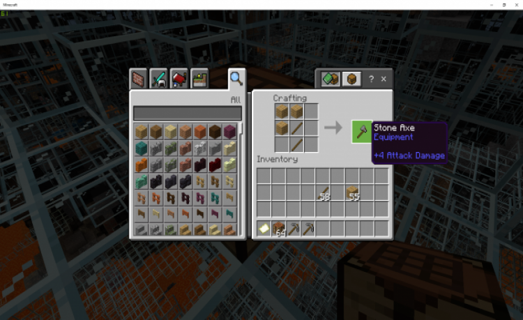 MCPE/Bedrock Minecraft But All Stone Is Glass v2 (1.17 support) Faster Load Times
