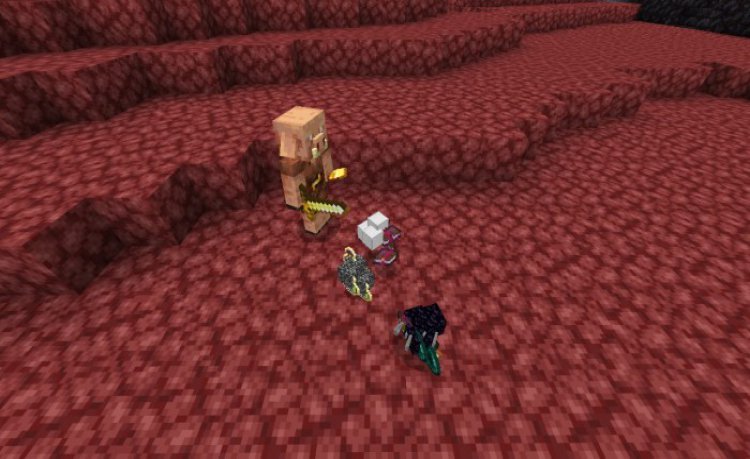 MCPE/Bedrock Minecraft But Piglins Barter OP Loot