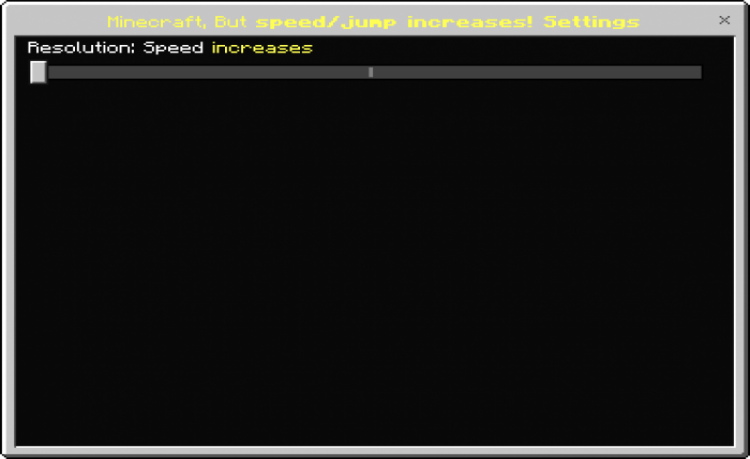 MCPE/Bedrock Minecraft, But Speed and Jump Progressively Increase...