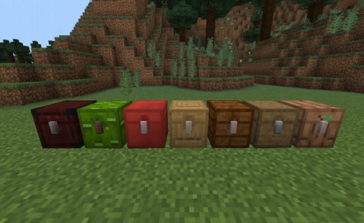 MCPE/Bedrock More Chests
