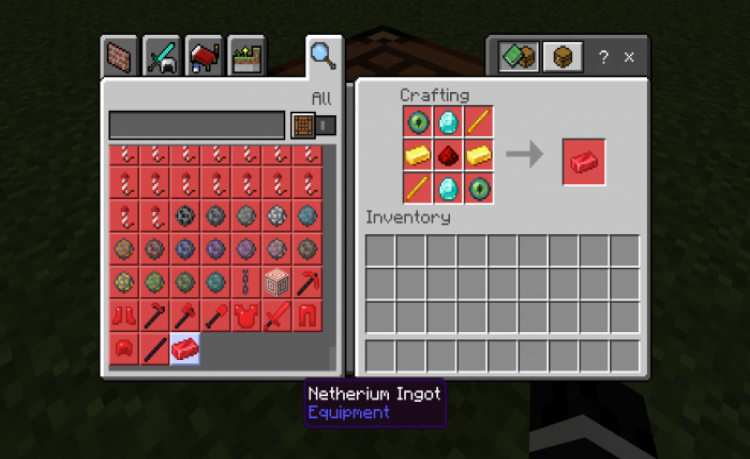 MCPE/Bedrock Netherium Ore Addon