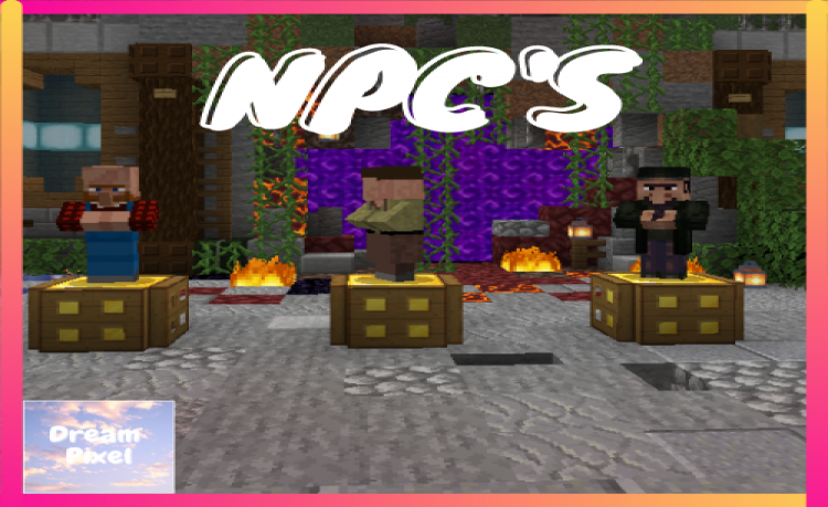 MCPE/Bedrock Npc&#039;s Addon