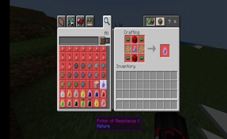 MCPE/Bedrock OP Potion Addon