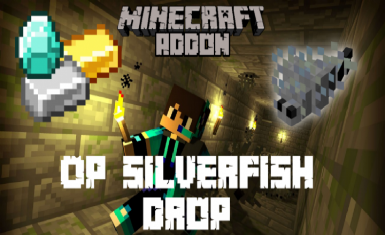 MCPE/Bedrock OP Silverfish Drops Addon