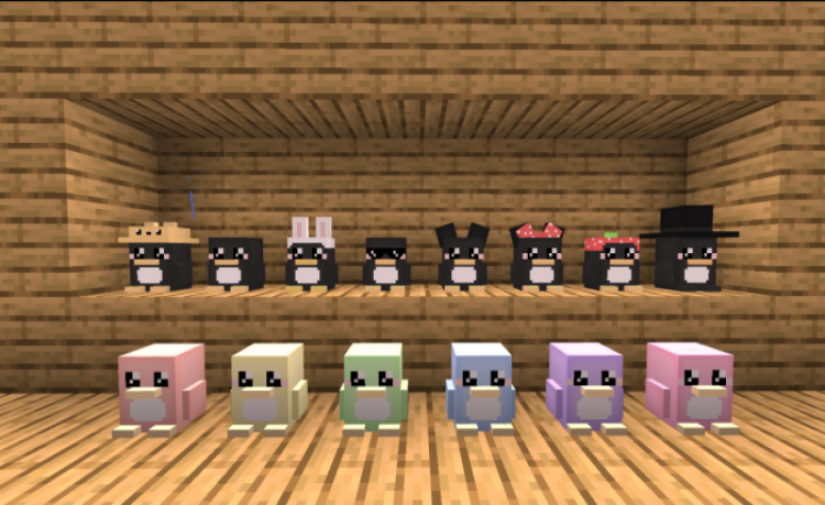 MCPE/Bedrock Penguin Plushies v1.0