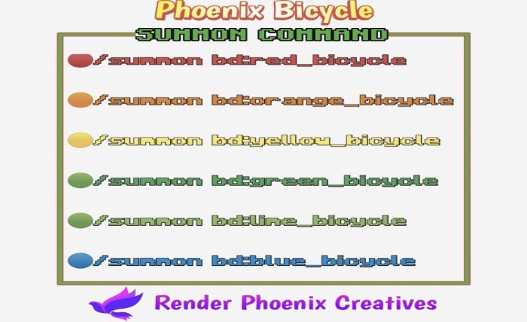 MCPE/Bedrock Phoenix Bicycle Add-on V2.0