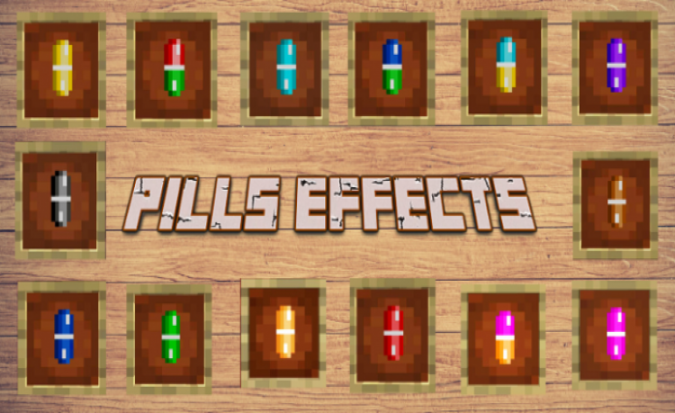 MCPE/Bedrock Pills Effects Add-On