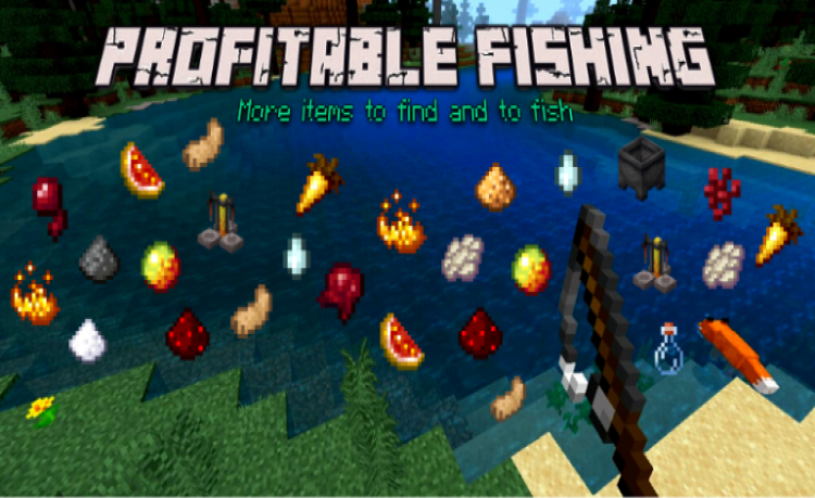 MCPE/Bedrock Profitable Fishing Add-on