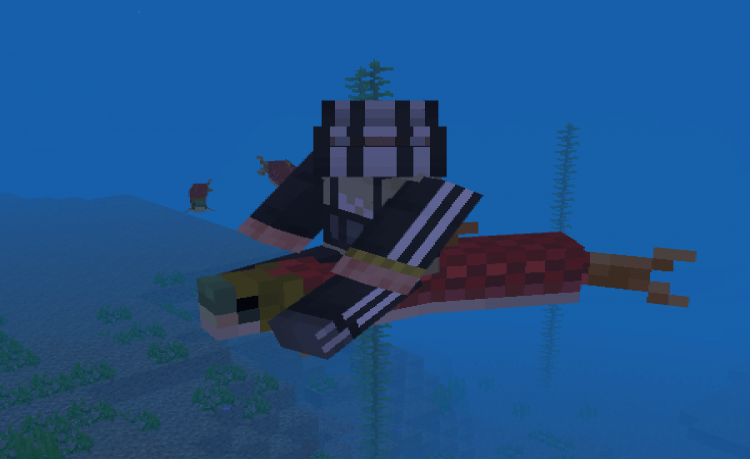 MCPE/Bedrock Rideable Aquatic Mobs