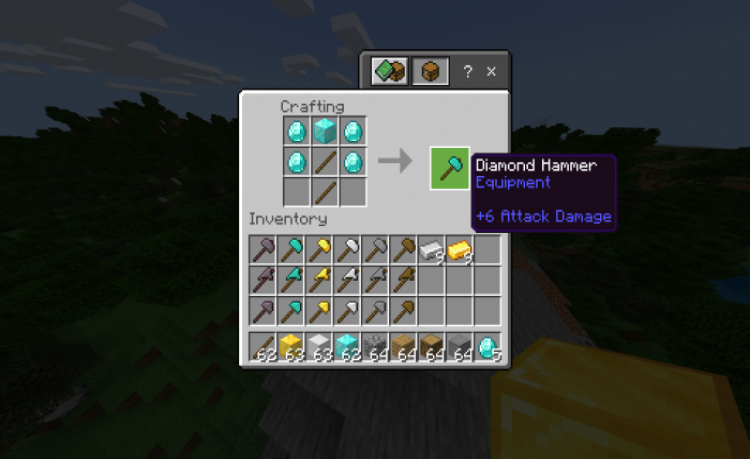 MCPE/Bedrock Simon's Toolbelt 1.2.0 (The "Compact Tools" Update)