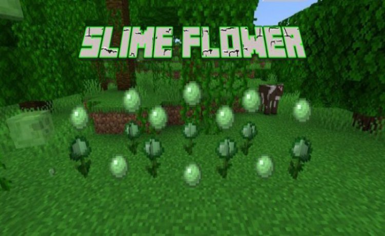 MCPE/Bedrock Slime Flower Add-On