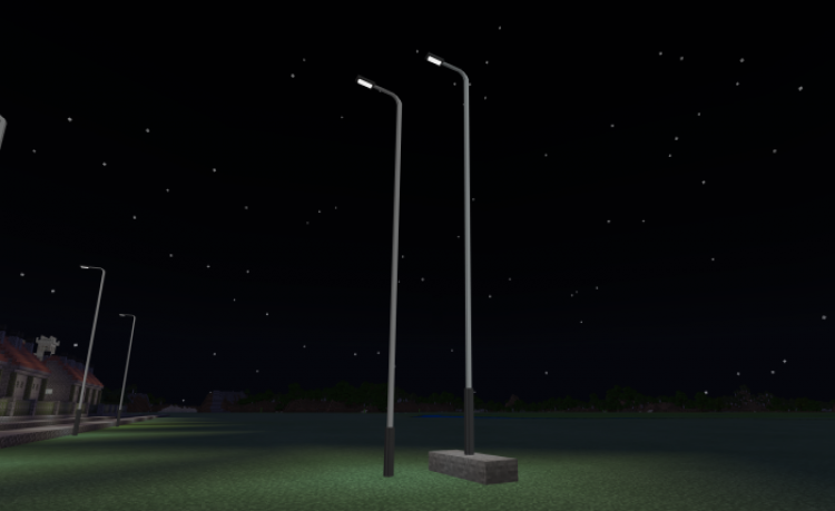 MCPE/Bedrock Snowy's Lamp Posts