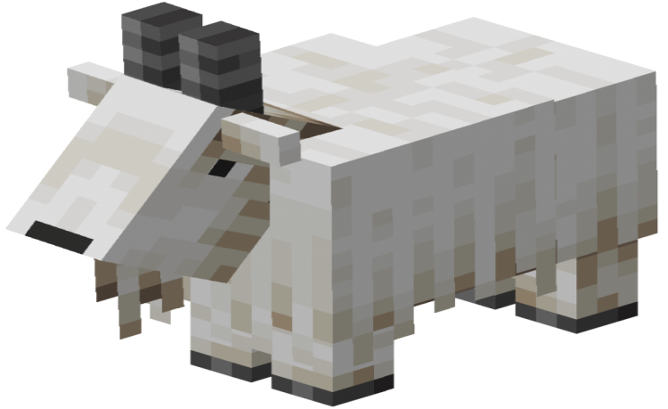 MCPE/Bedrock Tameable Goats Addon - Special Goat Milk