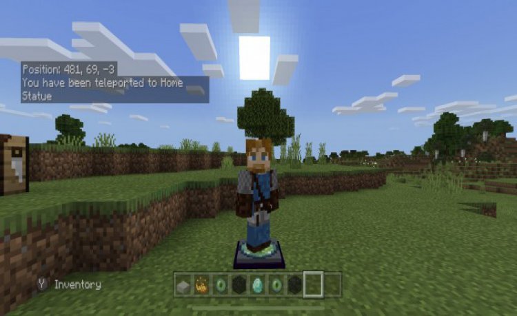 MCPE/Bedrock Home Staff Add-On