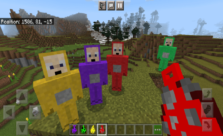 MCPE/Bedrock Teletubbies Addon