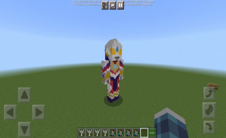 MCPE/Bedrock Ultraman Trigger Addons V2