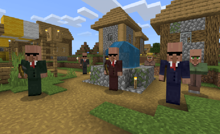 MCPE/Bedrock Villager Agent Add-on