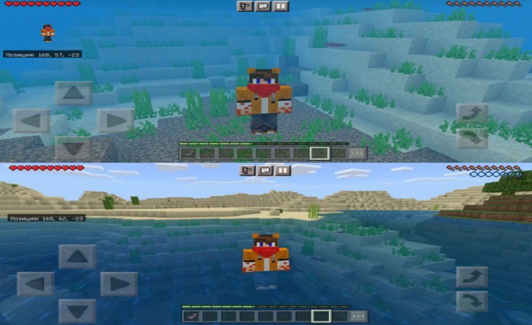 MCPE/Bedrock WaterBreathing Addon