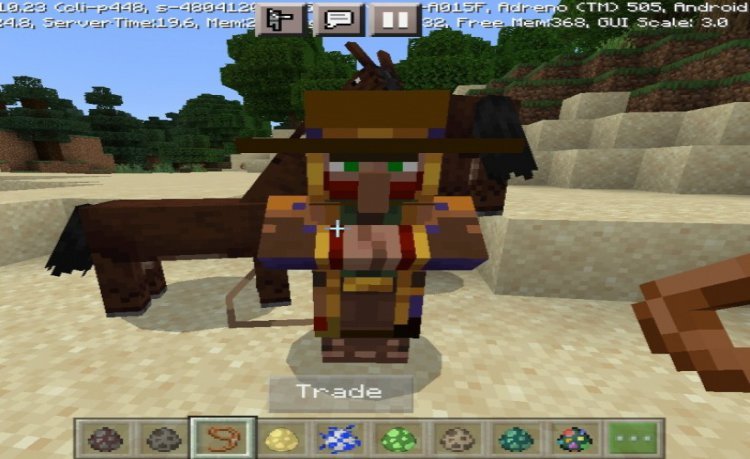 MCPE/Bedrock Way More Wandering Trader Addon