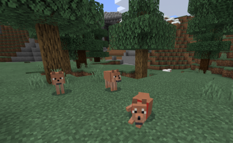 MCPE/Bedrock Wolves+ (v3.0.1 Update) - MCDLSpot