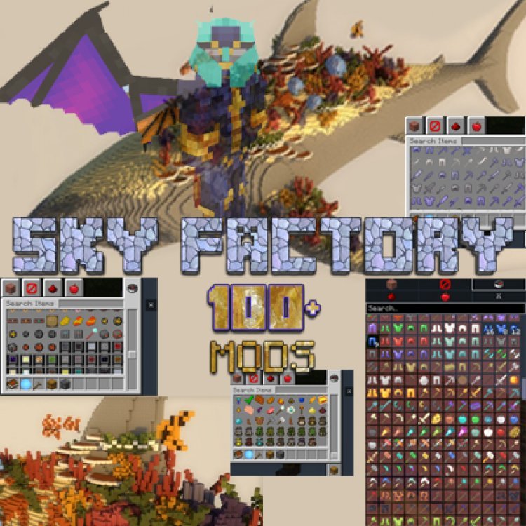 Skyfactory Bedrock 100 Plus Mod Pack
